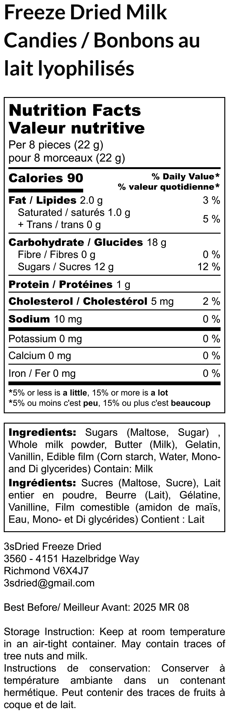 Freeze Dried Milky Candies - Creamy Delights