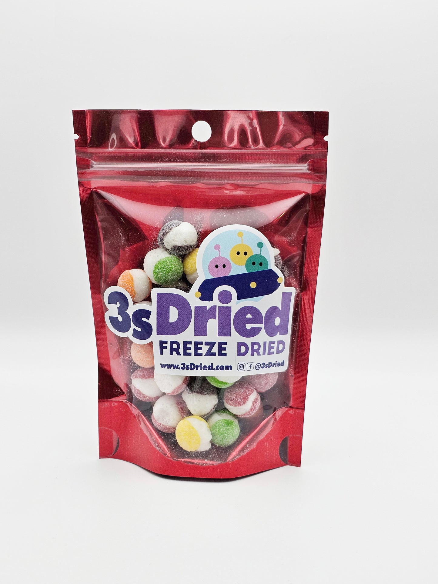 Freeze Dried Sour Rainbow Crunch - Tangy Sour Skittles Flavor