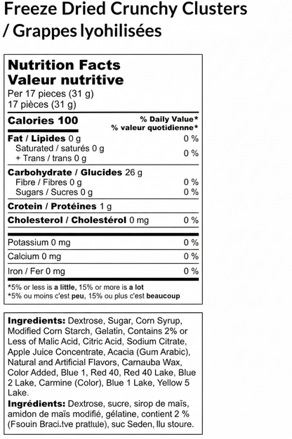 Freeze Dried Crunchy Cluster